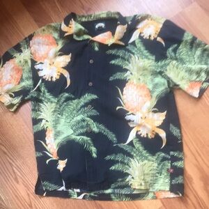 Tropical Pineapple Print Shirt